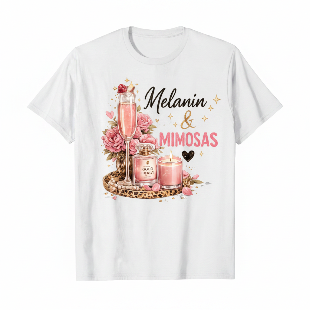 Melanin & Mimosas Graphic Tee